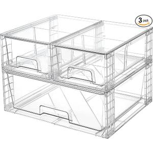 Acrylic Storage Containers 3PCS
