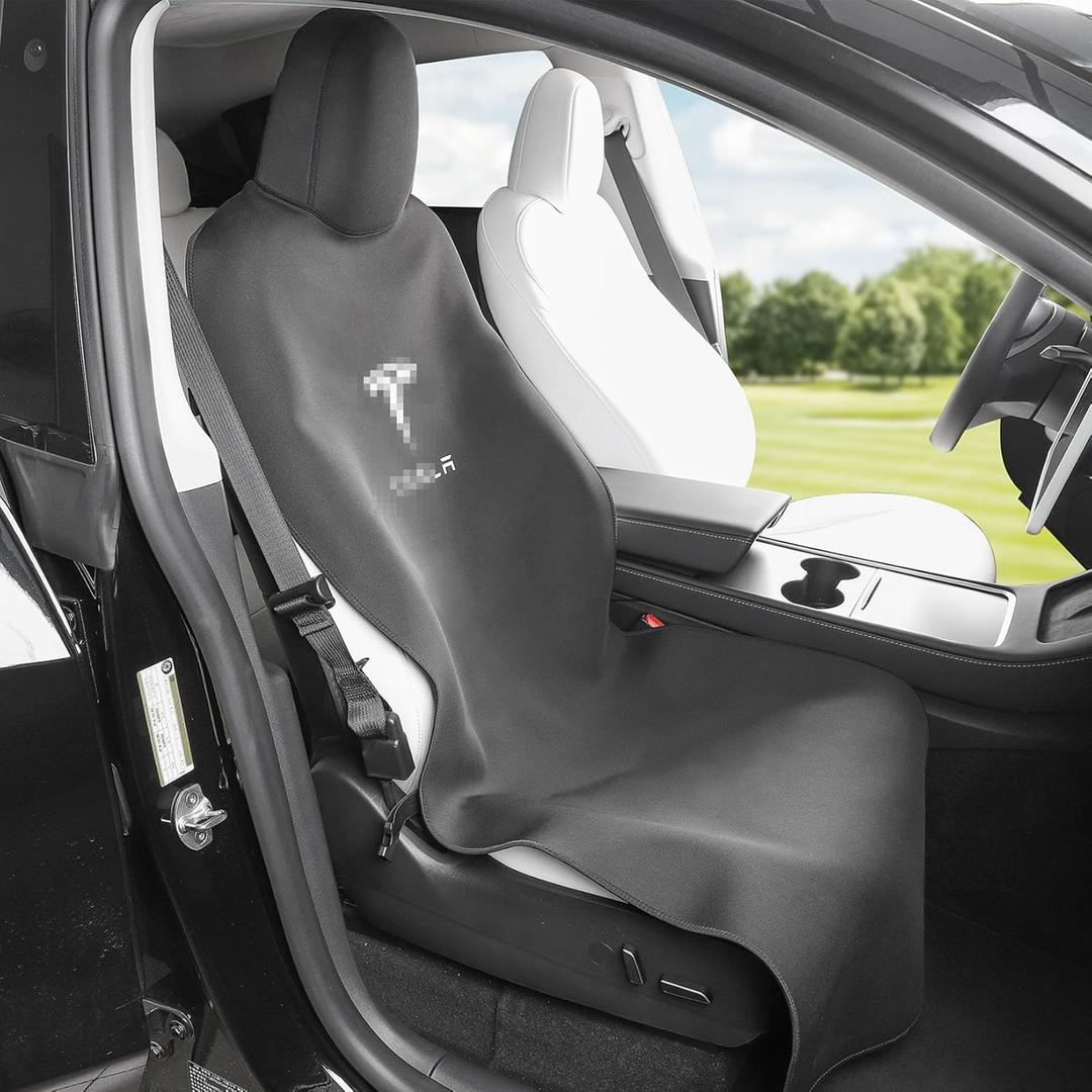 for Tesls Dog Seat Cover,Seat Protector for Tesla Model Y/3 Waterproof Child Seat Protect Accessories (1-Pack) (black)