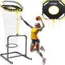SPONAL Volleyball Setter Training Net, 4.6 ft- 10 ft, 5 Heights & 7 Angles
