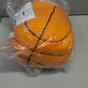 OUKEYI 9.8"/25cm Offcourt Basketball Plush Toy, Soft Basketball Plush Pillow Stuffed Basketball Plush Toy Sofa Ball Pillow Household Stuffed Ball for Fans Boys and Girls All of Age (Orange)