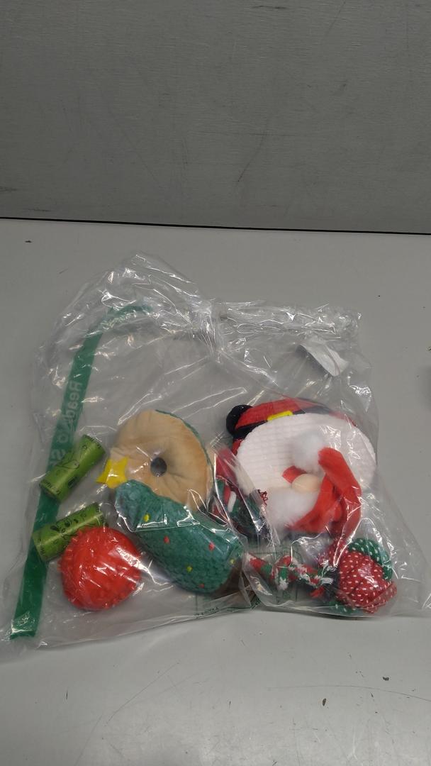 LUCKITTY Christmas Dog Ropes Toy Set - for Small, Medium, and Large Dogs - Includes a Knot Toy, a Snowman, and a Snowflake