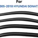 Window Visors Rain Guards Shield for 2006-2010 Hyundai Sonata, Out-Channel Window Vent Wind Deflectors Visors Shades for 06-10 Sonata