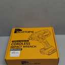 1/2" 1623FT-LBS Cordless Impact Gun Compatible with DeWalt Battery, 2200Nm Brushless Electric Wrench with LED Light, High Torque Power Driver Pistola Llave de Impacto for Truck (No Battery) (Gray)