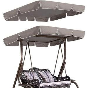 Porch Swing Canopy, Replacement Waterproof Swing Top Cover, Outdoor 3 Seater Garden Swing Seat Canopy Cover, Sun Shade Patio Canopy Awning 75"42"