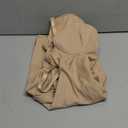 SHAPSHE Backless Shapewear Strapless Deep U Plunge Bodysuit for Women Built In Bra Tummy Control Low Back Body Shaper (Small, Tan)