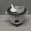 AROMA Rice Cooker, 3Cup (Uncooked) / 6Cup (Cooked), Small Rice Cooker, Oatmeal Cooker, Soup Maker, Auto Keep Warm, 1.5 Qt, White, ARC393NG