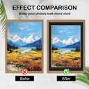 15 Pack Black Picture Mats 24x36 for 20x30 Photos, Bevel Cut
1.2 mm Thick Mat Board, Black Core Bevel Cut, Fits Photos, Prints and Artwork, Ideal for Frames, Gallery and Office Display