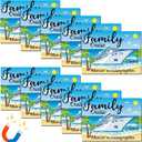 Xuhal 10 Pcs Large Family Cruise Door Magnets 10'' x 7'' Sea Navigation Cruise Door Decoration Magnet Sticker Ship Car Summer Beach Nautical Magnetic Sticker for Cabin Refrigerator Carnival Party