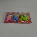 3pc Monster Squishy Fidget Toys - Stretch, Squeeze & Squish Stress Relief Toys, Action Figures for Boys, Valentine's & Easter Gifts for Kids