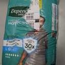 Depend Fresh Protection Adult Diapers, Incontinence Underwear for Men, Disposable, Maximum, Large, Grey, 28 Count