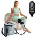 Ice Machine for Knee After Surgery w/Compression, Cold Therapy Machine for Hip Replacement, Cryo Cuff Wrap Pack for Shoulder Recovery, Cold Cooler Water System(Gray), 14 x 14 Inch