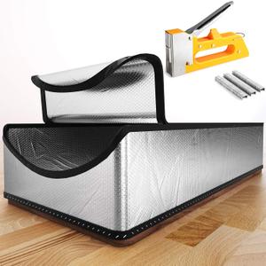 Attic Stairs Insulation Cover 25"x54"x11", Pull Down Ladder Attic Door Insulation Cover for Garage, Easy Use Installation Tool 400 Staples