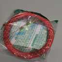 Katech Round Knitting Looms Set 19 cm Diameter Red Plastic Weaving Looms Scarf Hats Making Tools DIY Crocheting Handmade Craft Kit with a Crochet Hook and Needle for Knitting Lovers (Red)