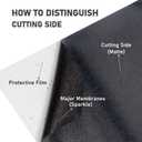 3 x Glitter HTV Heat Transfer Vinyl, 12" x 5ft, for Cricut & Silhouette Cameo, Iron on Vinyl for T-Shirts & Gifts (Black)