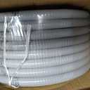 100FT Liquid-Tight Conduit and Connector Kit, 1/2 Flexible Non Metallic Electrical Conduit with 5 Straight and 3 Angle Fittings, PVC Conduit
