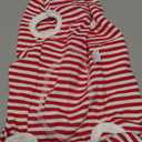 Dogs Recovery Suit Post Surgery Shirt for Puppy, Wound Protective Clothes for Little Animals, Size M (Red White Stripe)
