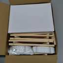 Qilery 12 Set Canvas Painting Kit, Mini Canvas with Wooden Easels Acrylic Paints Strips, Brushes, Palette, Art Set for Acrylic Oil Watercolor Adults Birthday Party Favors(6 x 8 Inch)