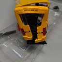 School Bus Toy for Toddlers - 9" Die-cast Pull Back Cars with Sounds Lights and Openable Doors, School Bus Toys for Kids Ages 4-8