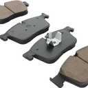 QUALITY-BUILT Front Ceramic Brake Pads, Black Series 1003-1861C, Compatible with 2016-2025 Jaguar/Land Rover (F-Pace,I-Pace,Range Rover Velar,XE,XF) BP1861-C
