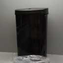 Kraus Garbage Pro Rectangular 13 Gallon Hands-Free Motion Sensor Trash Can Battery Operated in Matte Black Finish with Soft Shut Touchless Lid, KTCS-10MB