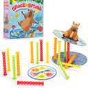 Educational Insights Snack or Splash - Learning Games for Kids Ages 4-8, Toddler Board Games, Strategy Topple Game, Tabletop Family Board Game, Preschool Fine Motor and Color-Matching Toys
