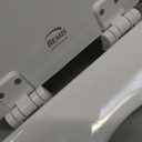 BEMIS 500EC 390 Toilet Seat with Easy Clean & Change Hinges, 1 Pack Round, Cotton White