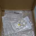 YestBuy 4 Tier Cupcake Stand Acrylic Tower Display with LED Light Premium Holder Dessert Tree Tower for Birthday Cady Bar Dcor Weddings, Parties Events (Yellow Light)