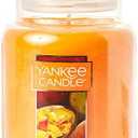 Yankee Candle Mango Peach Salsa Scented, Classic 22oz Large Jar Single Wick Candle, Over 110 Hours of Burn Time