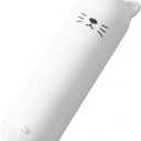 Travel Lint Roller Mini, Cute Bear Resuable Lint Rollers for Pet Hair Extra Sticky, Washable Cat Dog Hair Remover for Cloth, Car, Furniture (White)