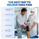 Knee Brace for Women Men Adjustable Cross Strap, Knee Braces for Meniscus Tear, Knee Pain Support with Side Stabilizers, Relieves ACL, MCL, Arthritis, Knee Pain for Patella Stability (Medium)