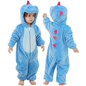MICHLEY Unisex Baby Hooded Romper Infant Toddler Animal Dress Halloween Party Outfit Jumpsuit 2-36 Months 90/73