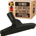 MP Maresh Products Compatible with Shop Vac 1-1/4" Vacuum Cleaners Floor Brush Vacuum Attachment for Wet Dry Shop Vacuums Ideal for Bare Floors and Walls - Durable Efficient Cleaning Tool 12 Inch