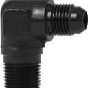 EVIL ENERGY 6AN to 3/8" NPT Male 90 Degree Fitting Adapter Aluminum