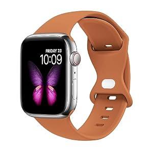 2 x Sport Bands Compatible with Apple Watch Ultra 3/2/1 49mm, Series 11/10 46/42mm, 9/8/7 45/41mm, SE 6/5/4 44/40mm, 3/2/1 42/38mm S/M M/L for Women Men Silicone iWatch Band