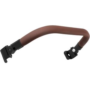 Foldable Bumper Bar Compatible with AER+&AERStroller-One-Hand Open Armrest- Easy Installation-Textured Leather Finish(Mocha Brown)