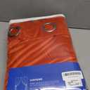 MIULEE 2 Panels Orange Blackout Curtains Room Darkening Thermal Insulated Fall Drapes Solid Window Treatment Set Grommet Top Light Blocking Curtain for Living Room/Bedroom 52 x 90 inch