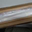 LazBlinds No Tools No Drill 1" Vinyl Mini Blinds, Cordless Blinds for Windows, Light Filtering Horizontal Window Blinds & Shades, 29" W x 64" H, White