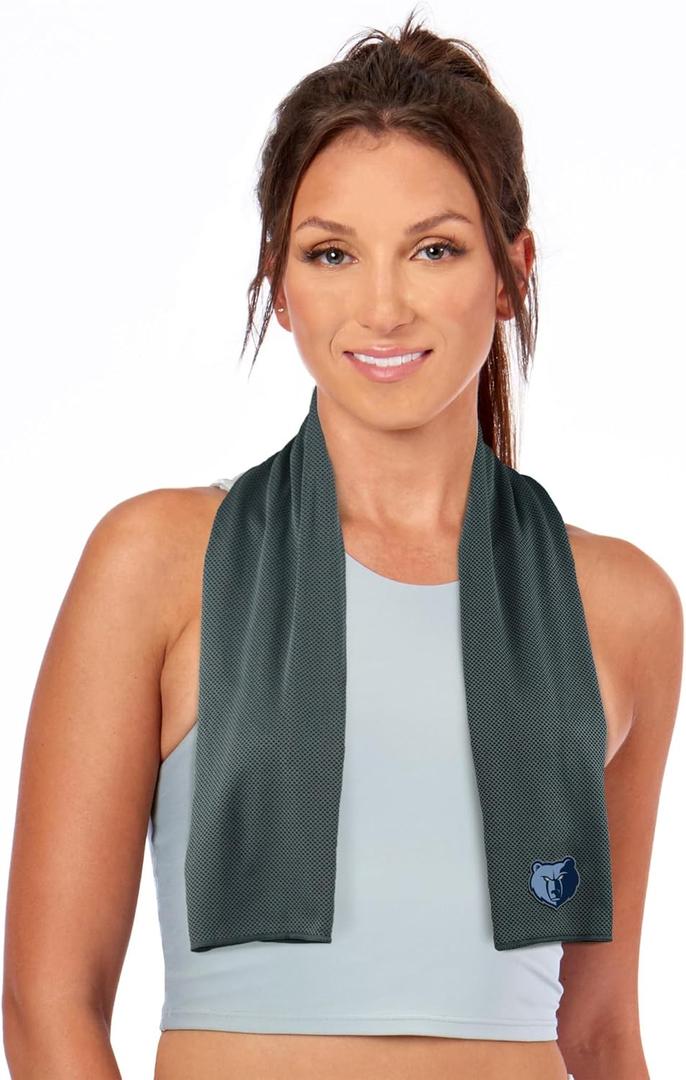 Northwest NBA Memphis Grizzlies Cooling Towel, 12" x 40", Charcoal (Gray)