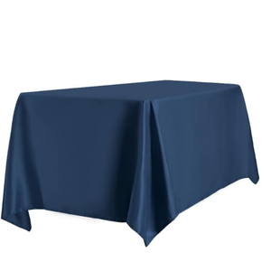 PureFit 1 Pack Rectangle Navy Blue Table Cloths 54 x 160 Inch for  table, Stain and Wrinkle Resistant Table Linens for Home Use, Wedding, Party, Banquet and Camping