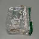 Clear Purse for Women - Stadium Approved Small Crossbody Bag with Zipper, Clear Stadium Bag for Concerts, Sports (White)
