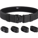 VISMIX Duty Belt, 2" Police Security Nylon Duty Belts Law Enforcement with 4 Belt Keepers