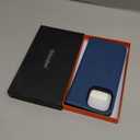 SHIELDON Case for iPhone 16 Pro Max 6.9", Genuine Leather Detachable Folio Wallet Magnetic Wireless Charging Card Holder Kickstand Shockproof Cover Compatible with iPhone 16 Pro Max - Nappa Royal Blue