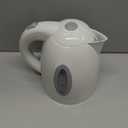 OVENTE Electric Kettle, 1.7L Fast Boiling Water Heater for Coffee or Tea, BPA Free with Water Level Gauge, Auto Shut-Off, Boil-Dry Protection, Indicator Light and Removable Filter, White KP72W