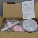 SEREED Baby Balance Bike for 1 Year Old Boys Girls 12-24 Month Toddler Balance Bike, 4 Wheels Toddler First Bike, First Birthday Gifts (Pink)