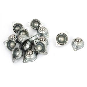 uxcell 15pcs Flange Mount Ball Transfer Units Luggage Sliding Slides Roller