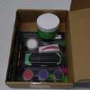 Libima Halloween Jokers Makeup Kit, Complete Jokers/clown Makeup Accessories Face Paint Mouth Scar Sticker Green Disposable Hair Cream Folding Comb Brush for Halloween Cosplay Carnival Party