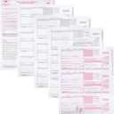 1099 1099 NEC Forms 2024, 4 Part 25 Vendor Kit of Laser Forms, Compatible with QuickBooks and Accounting, 25 Pack, Software and Envelopes NOT Included, Made in The USA (1099 NEC 4 Part No Envelopes)
