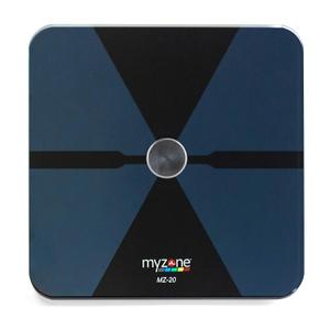 MYZONE MZ-20 Bluetooth Home Digital Bathroom Scales (Black) - High Precision Body Fat and Muscle Mass Measurement