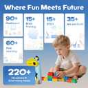 Kids Smart Phone, Educational Kids Toys Phone with 220+ Games, 3.97" Touchscreen, 5MP Camera, Parental Control, Learning Toddler Phone for Boys Ages 3-9