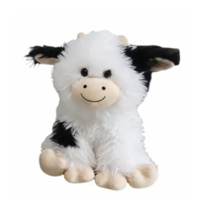 Holiday Home 14" Fluffy Cow Plush